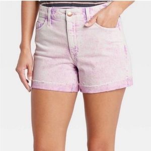 Universal Thread midi shorts purple